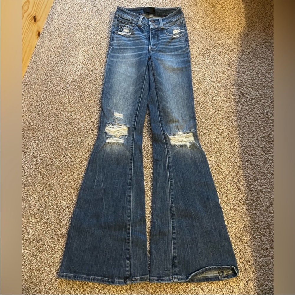 Buckle Blue Flare & Wide Leg Jeans
